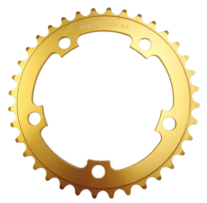 MCS 5-BOLT 110 36T CHAINRING LIMITED EDITION GOLD