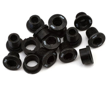 Load image into Gallery viewer, MCS CR-MO CHAINRING BOLT KIT (15 PIECE) FOR SINGLE/DOUBLE CHAINRING BMX BLACK
