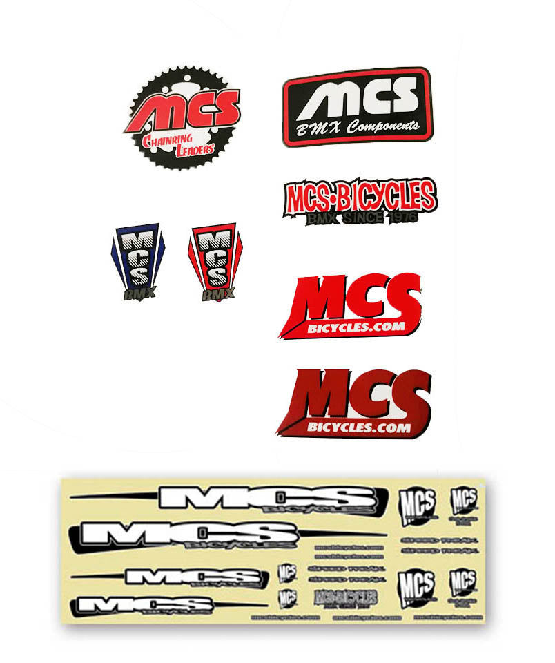 MCS Speed Freak decal set – MCS BMX