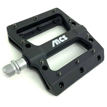 Load image into Gallery viewer, MCS BMX Sealed PC Platform 9/16&quot; slim pedal set Black
